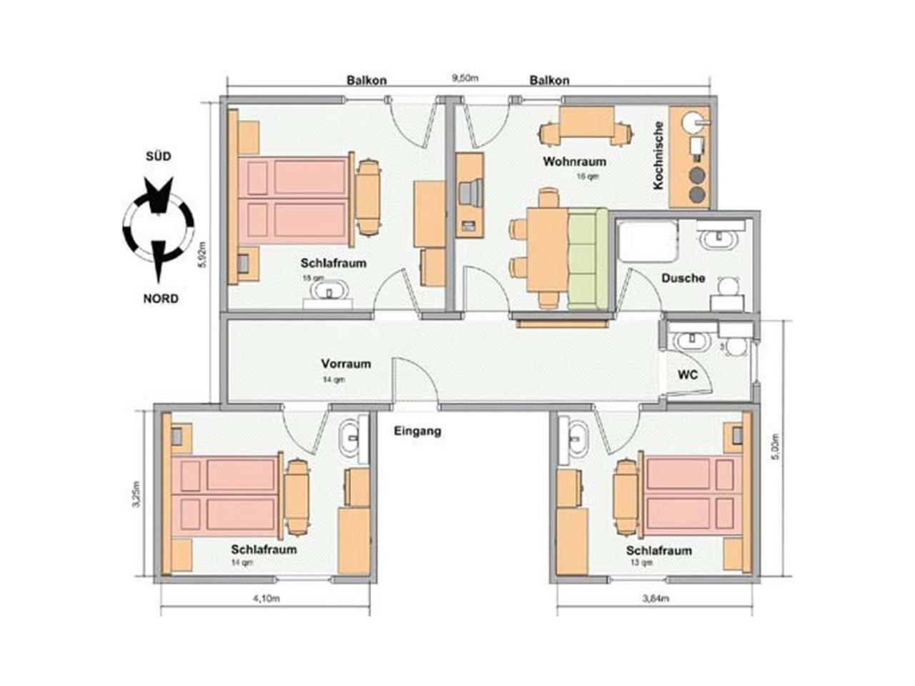 Апартаменты Haus Enzian Лермос Экстерьер фото